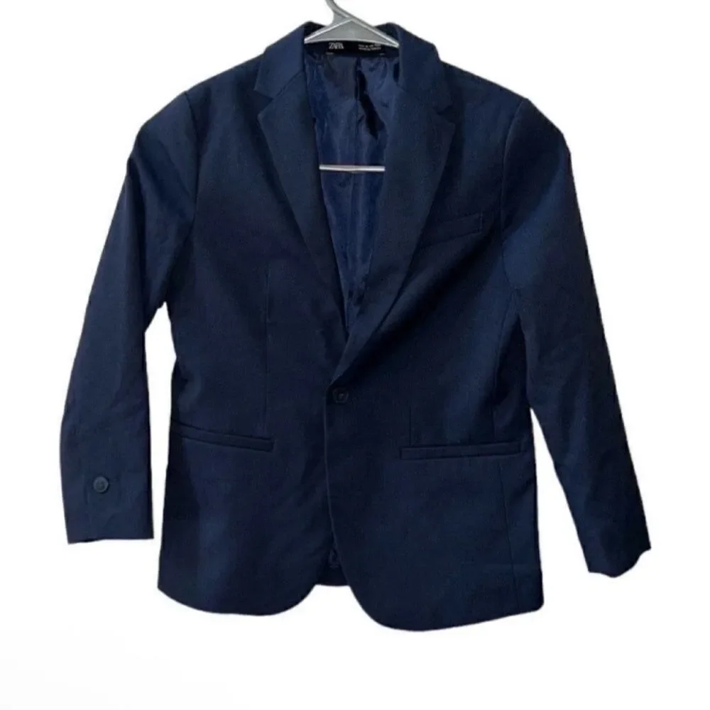 Zara Boys Navy Blue Blazer(Size 13-14)